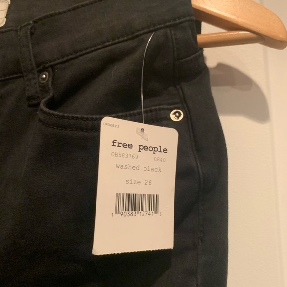 New! Free People Jeans 26 - Picture 3 of 5
